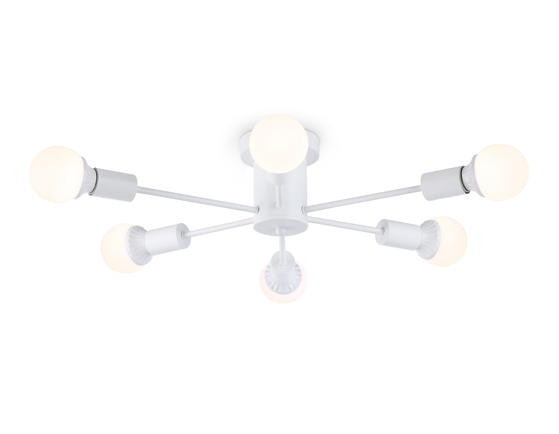 Светильник Ambrella light TR80401/6 WH белый E27/6 max 60W D780*150