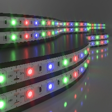 Лента светодиодная 5050 24V 60Led 14,4W IP65 RGB / 60Led 14,4W IP65 мульт