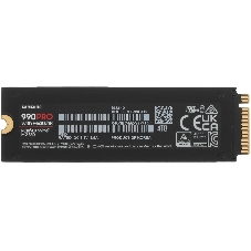 Накопитель SSD Samsung 990 Pro 4Tb, PCIe 4.0 x4, M.2 2280, NVMe, R/W 7450/6900, с радиатором