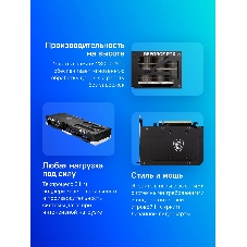 Видеокарта MSI RTX 5070Ti 16G VENTUS 3X OC, 16Gb GDDR7, 256 bit, 3xDP, HDMI, GPU 2300 MHz