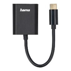USB-концентратор Hama 00135748, USB Type C, 3.5мм/Type C, USB Type-C