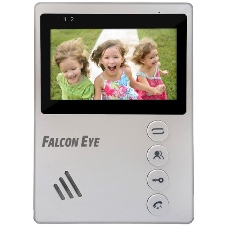 Видеодомофон Falcon Eye VISTA цветной, подключение 2-х вызывных панелей, без трубки (Hands Free), управление электрозамком, цвет корпуса: белый, нап