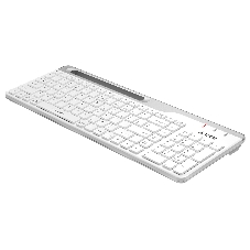 Клавиатура беспроводная A4Tech Fstyler FBK25, USB, Bluetooth/Радиоканал, белый/серый