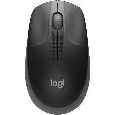 Мышь беспроводная Logitech M190 черный, 1000 dpi, радиоканал, USB, кнопки - 3