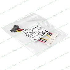 Кабель питания SATA ExeGate EX-CC-SATAM2MF-0.15 (15pin M/2xMolex F, 0,15м)