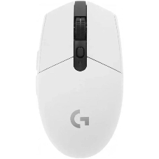 Мышь беспроводная Logitech G304 Lightspeed белый, 12000 dpi, радиоканал, USB, кнопки - 6