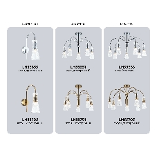 Люстра Ambrella light LH55651/5 СH/CL хром/прозрачный E14*5 max 40W D600*440