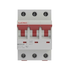 Выключатель автоматический трехполюсный DKC 63А C MD63N-3PC63 6кА