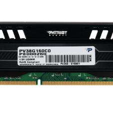 Оперативная память Patriot Viper 3, DDR3, 8GB (2x4 GB), 1600 MHz, CL9, DIMM, радиатор, черный