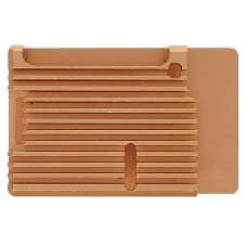 Корпус Qumo Aluminum case without fan, Raspberry Pi 4, gold(RS005)