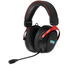 Гарнитура Acer OHR401 чёрный, беспроводная + проводная, USB/Bluetooth/mini jack 3.5 мм, до 55 ч, подсветка