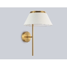 Настенный светильник Ambrella light LH72475 BS/WH латунь/белый Е14 max 40W 300*260*400