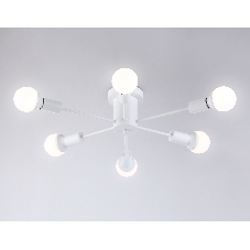 Светильник Ambrella light TR80401/6 WH белый E27/6 max 60W D780*150