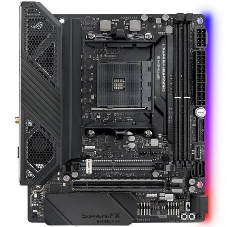 Материнская плата ASUS ROG CROSSHAIR VIII IMPACT, AM4, AMD X570, 2xDDR4, 4xSATA, 2xM.2, 1xPCIe 4.0 x16, 1x1Gb LAN, Wi-Fi 6, Bluetooth 5.0, 1xUSB-C 10Gbps, 5xUSB-A 10Gbps, 2xUSB-A 5Gbps, 7.1, Mini-DTX