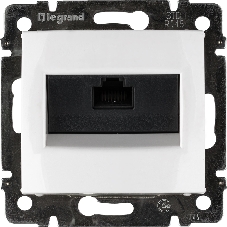 Компьютерная розетка Legrand Valena 774230, белая RJ45 5 кат UTP