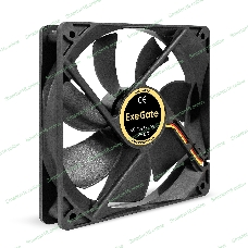 Вентилятор для корпуса ExeGate EX12025B3PM черный, 120 мм, 1550 об/мин, 25 дБ, 3 pin
