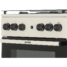 Плита газовая Gorenje GG5A21BEF бежевый, конфорок 4 газовых, духовка 70 л, 50 см x 85 см x 59.4 см