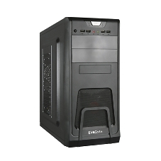 Компьютерный корпус Miditower ExeGate CP-603 Black, ATX, (CP400W, 80мм), 2хUSB+2хUSB 3.0, Audio
