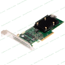 Адаптер SAS 9500-8i SGL (05-50077-03) PCIe v4 x8 LP, Tri-Mode SAS/SATA/NVMe 12G HBA, 8port(2*int SFF8654), 3808 IOC