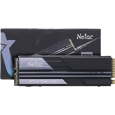 Накопитель SSD Netac NV5000, 500Gb, M.2 2280, PCIe 4.0 x4, NVMe, R/W 5000/2500, с радиатором
