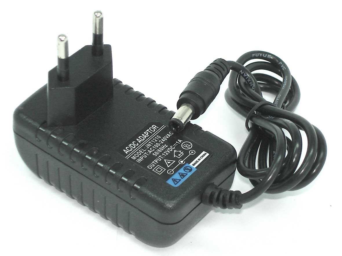 Блок питания (сетевой адаптер) 12V 1A 5.5x2.1
