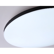 Умный светодиодный светильник FZ2004 BK черный IP54 20W 3000K-6500K+RGB Wi-Fi Алиса/Tuya/Smart Home/Alexa D300*55 (ПДУ ИК)