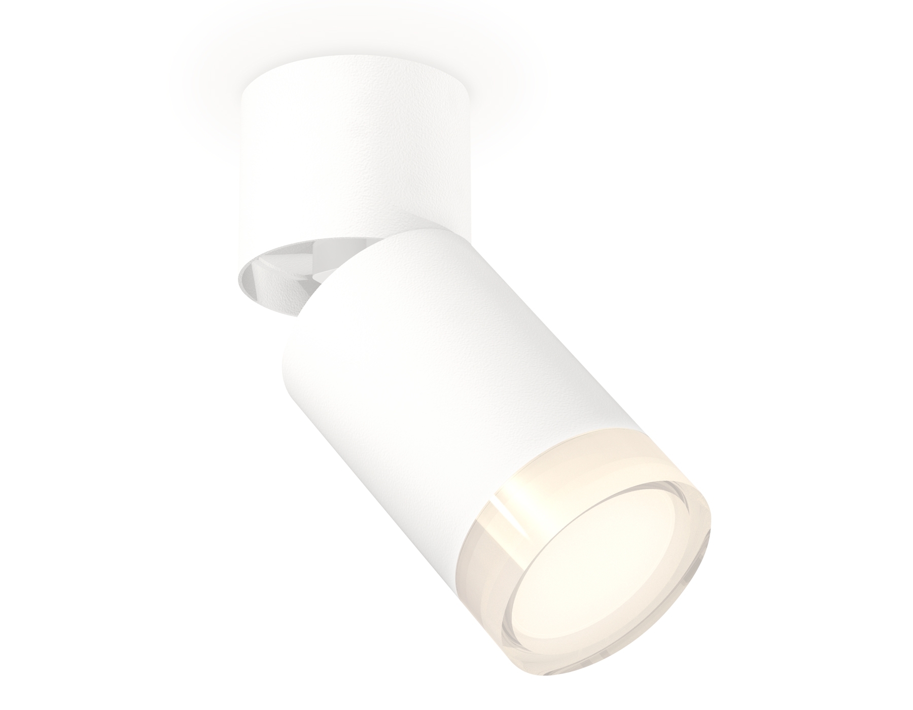 Комплект накладного поворотного светильника Ambrella light XM6312080 SWH/FR/CL белый песок/белый матовый/прозрачный MR16 GU5.3 (A2220, C6312, N6241)