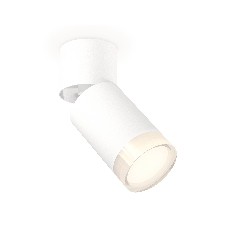 Комплект накладного поворотного светильника Ambrella light XM6312080 SWH/FR/CL белый песок/белый матовый/прозрачный MR16 GU5.3 (A2220, C6312, N6241)