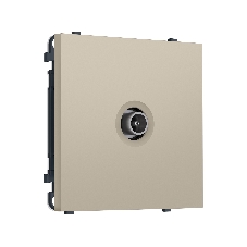 Комплект механизма TV розетки оконечной SIGMA Кашемир 50-870 MHz 1dB QUANT PRO (SP3530, PR202)