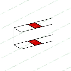 Накладка на стык профиля на защелках Legrand 010691