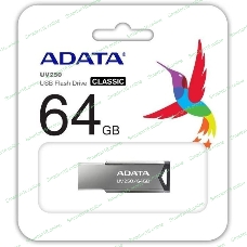 Флешка USB ADATA UV250 (AUV250-64G-RBK), 64Gb, USB 2.0, R/W 25/10, черный