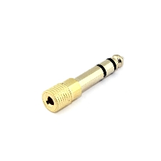 Переходник miniJack 3,5 мм - на Jack 6,3 мм позолоченный