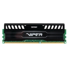 Оперативная память Patriot Viper 3, DDR3, 8GB (2x4 GB), 1600 MHz, CL9, DIMM, радиатор, черный