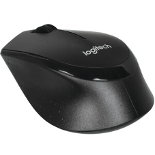Мышь беспроводная Logitech M330 SILENT PLUS черный, 1000 dpi, радиоканал, USB, кнопки - 3