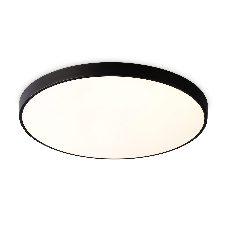 Потолочный светодиодный светильник Ambrella light FZ1224 BK черный IP44 13W 4200K D232*50 (Без ПДУ)