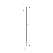 40134/LED / Светильник настенный светодиодный Alto LED латунь 3000K