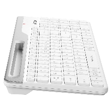 Клавиатура беспроводная A4Tech Fstyler FBK25, USB, Bluetooth/Радиоканал, белый/серый