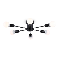 Светильник Ambrella light TR80402/6 BK черный E27/6 max 60W D780*150