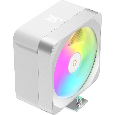 Кулер для процессора Ocypus Delta A40 EX WH Digital, 120мм ARGB FAN, Top Display Panel, 4 HEAT PIPES, 4-PIN PWM, 500-1800 RPM, 29DBA, HYDRO BEARING, LGA115X/1200/1700/18XX, AM4/AM5