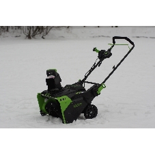 Снегоуборщик аккумуляторный GreenWorks GD82, 56 см, 82V, бесщеточный, без АКБ и ЗУ (2602507)
