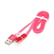Кабель USB2.0 Cablexpert CC-mAPUSB2pk1m, AM/microBM 5P - iPhone lightning, 1м, комбо кабель, алюминиевые разъемы, розовый, блистер
