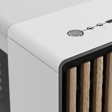 Компьютерный корпус без блока питания Fractal Design North XL TG Dark Tint, Full-Tower, 3x140мм, 2xUSB-A 3.2 + 1xUSB 3.2 Type-C E-ATX, ATX, mATX, mITX Wood panel, Chalk белый