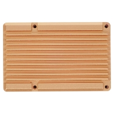Корпус Qumo Aluminum case without fan, Raspberry Pi 4, gold(RS005)