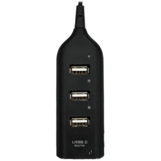 Разветвитель USB Rexant на 4 порта черный