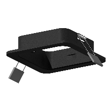 Корпус светильника C7902 SBK черный песок 90*90*H32mm MR16 GU5.3