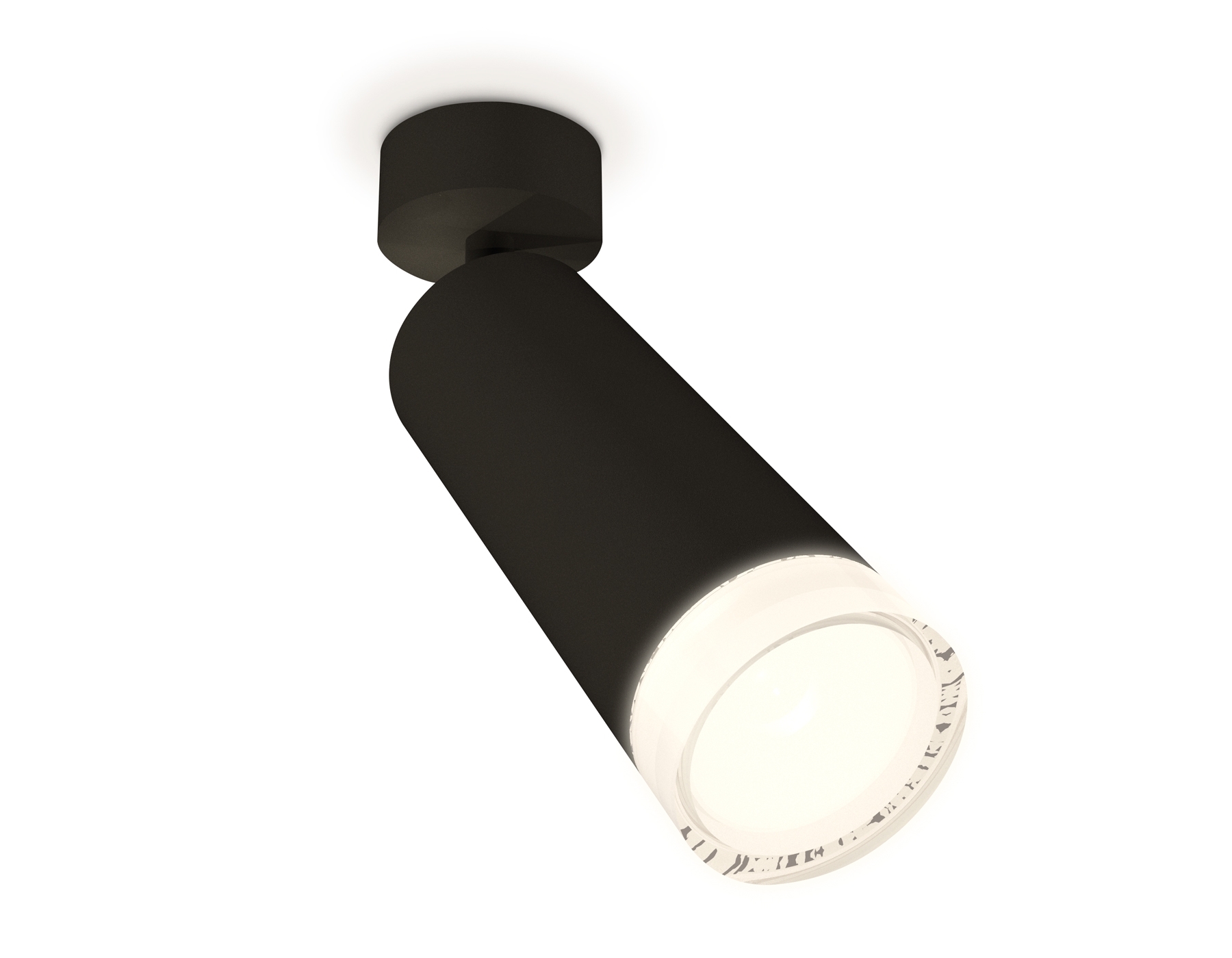Светильник Ambrella Light XM6343011 SBK/FR/CL черный песок/белый матовый/прозрачный MR16 GU5.3 (A2210, C6343, N6241)