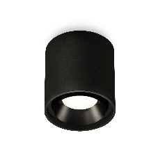 Светильник Ambrella Light XS7723002 SBK/PBK черный песок/черный полированный MR16 GU5.3 (C7723, N7031)