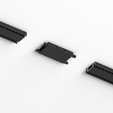 Flat Magnetic Четырёхсторонний соединитель для накладного шинопровода (чёрный) 85003/00