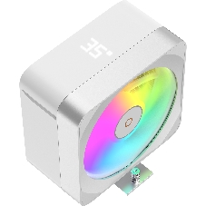 Кулер для процессора Ocypus Delta A40 EX WH Digital, 120мм ARGB FAN, Top Display Panel, 4 HEAT PIPES, 4-PIN PWM, 500-1800 RPM, 29DBA, HYDRO BEARING, LGA115X/1200/1700/18XX, AM4/AM5