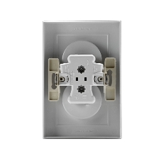 Розетка 2-м AtlasDesign без заземл. 16А в сборе белый SchE ATN000120